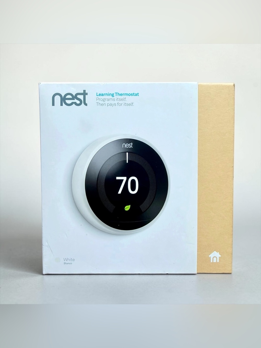 Nest 3rd Generation Learning Thermostat Complete In Box White T3017US TESTED